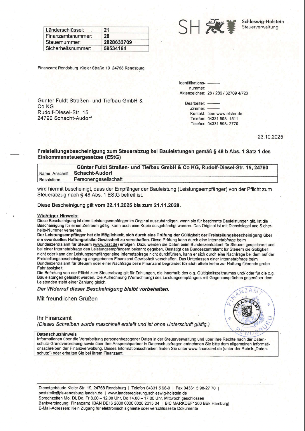 fuldt_freistellungsbescheinigung_screen